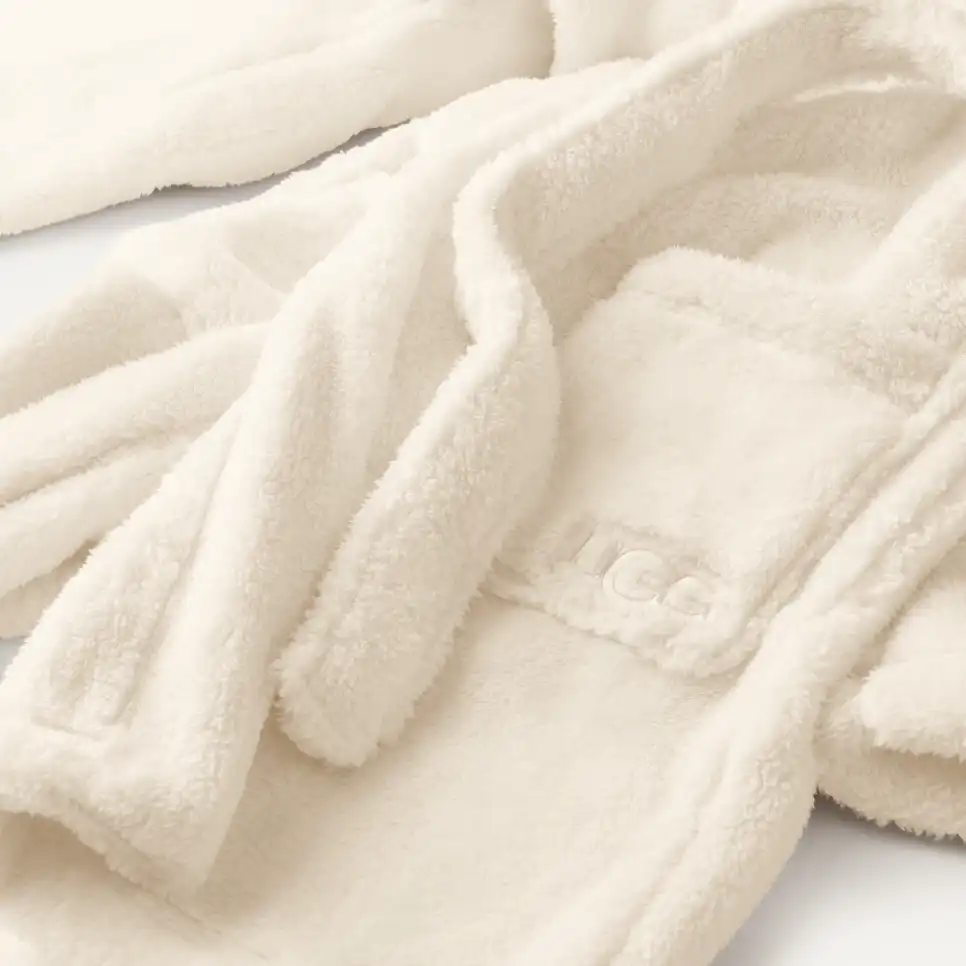 WOMEN'S UGG AARTI HOODED ROBE | CREAM - Image 3