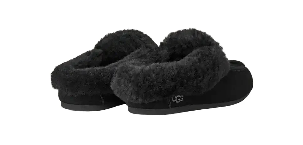 WOMEN'S UGG ANSLEY MULE | BLACK - Image 4