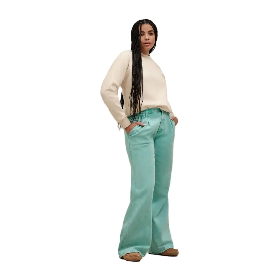 WOMEN'S UGG CLASSIC CREWNECK | SAND HEATHER - Image 2