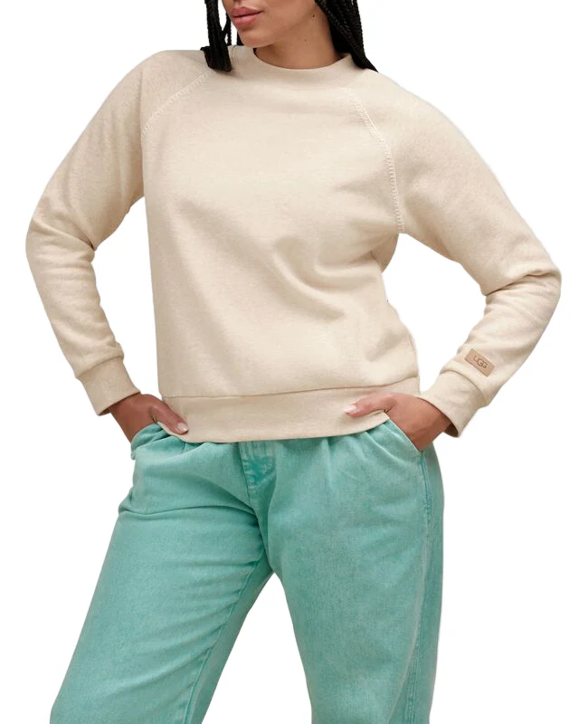WOMEN'S UGG CLASSIC CREWNECK | SAND HEATHER - Image 3