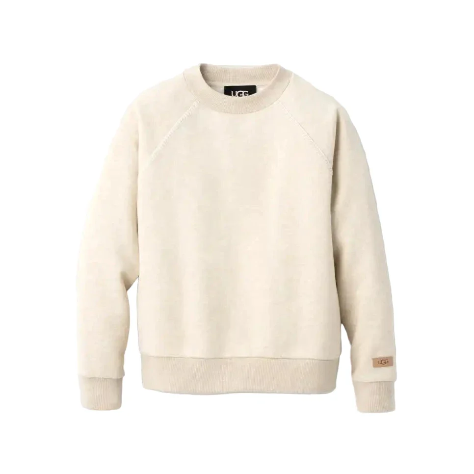 WOMEN'S UGG CLASSIC CREWNECK | SAND HEATHER - Image 4