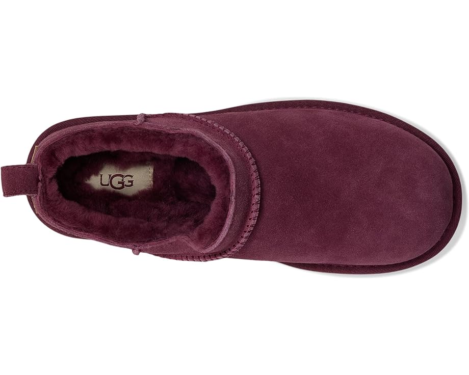 WOMEN'S UGG CLASSIC MICRO | BURNT MAGENTA - Image 4