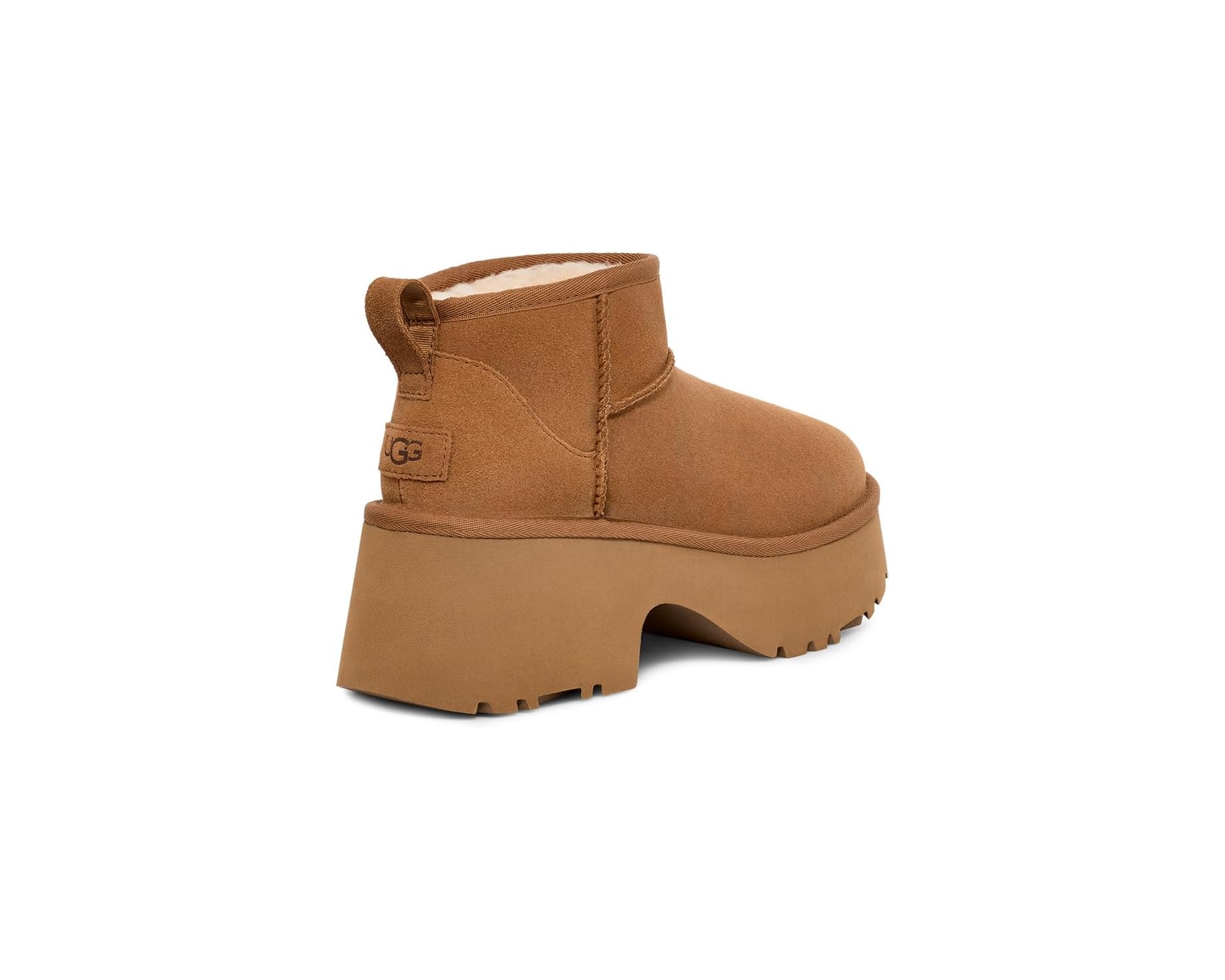 WOMEN'S UGG CLASSIC ULTRA MINI NEW HEIGHTS | CHESTNUT - Image 7