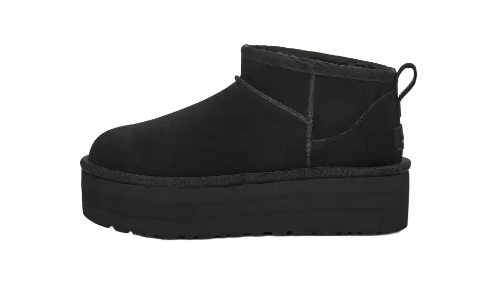 WOMEN'S UGG CLASSIC ULTRA MINI PLATFORM BOOT | BLACK - Image 2