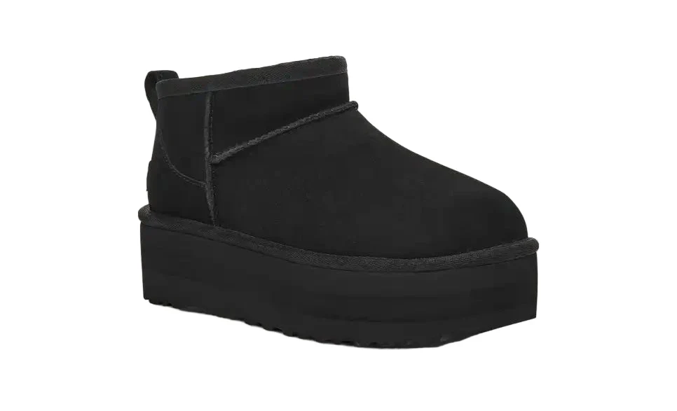 WOMEN'S UGG CLASSIC ULTRA MINI PLATFORM BOOT | BLACK - Image 3