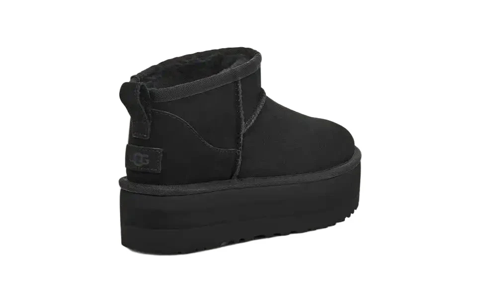 WOMEN'S UGG CLASSIC ULTRA MINI PLATFORM BOOT | BLACK - Image 4