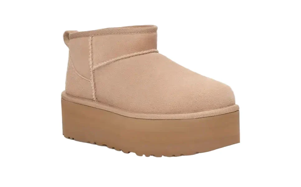 WOMEN'S UGG CLASSIC ULTRA MINI PLATFORM BOOT | SAND - Image 3