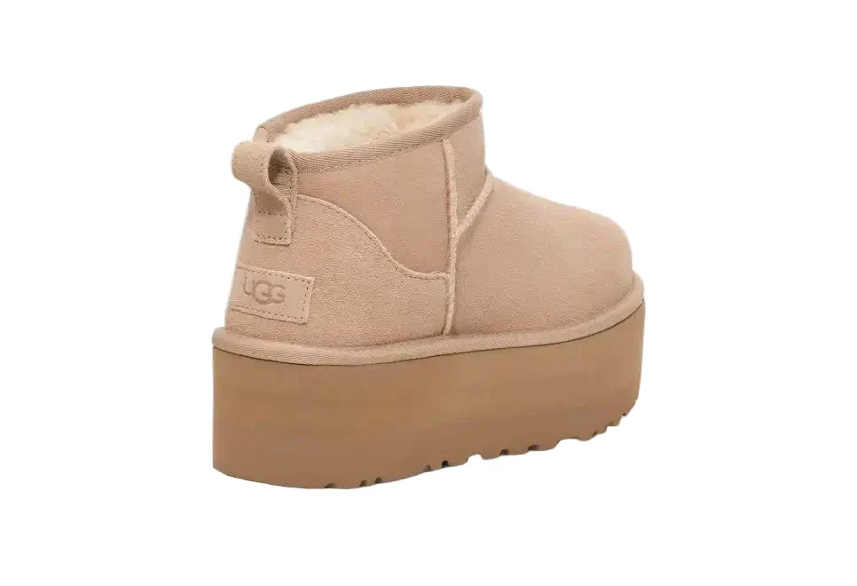 WOMEN'S UGG CLASSIC ULTRA MINI PLATFORM BOOT | SAND - Image 4