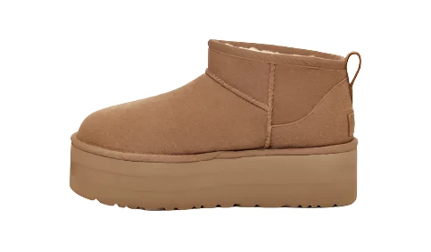 WOMEN'S UGG CLASSIC ULTRA MINI PLATFORM | CHESTNUT - Image 3