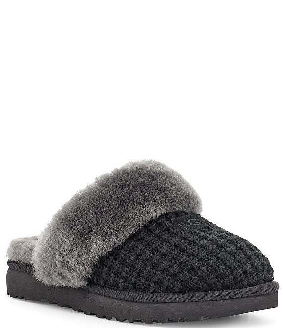 WOMEN'S UGG COZY KNIT SLIPPER | BLACK - Image 3