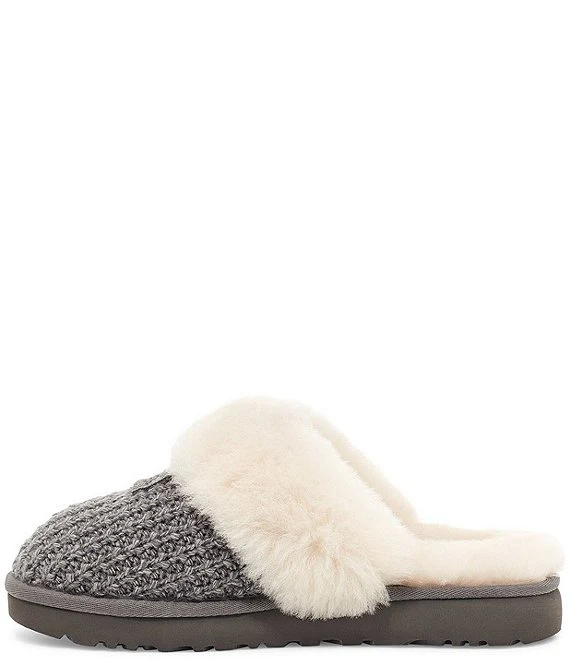 WOMEN'S UGG COZY KNIT SLIPPER | CHARCOAL - Image 3