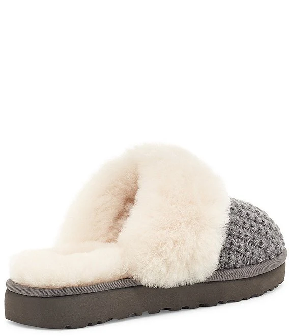 WOMEN'S UGG COZY KNIT SLIPPER | CHARCOAL - Image 7
