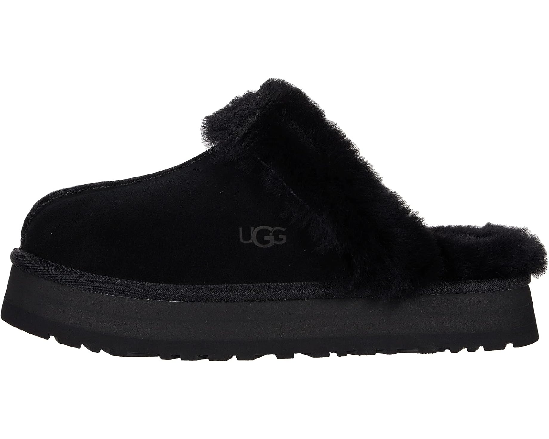 WOMEN'S UGG DISQUETTE SLIPPER | BLACK - Image 3