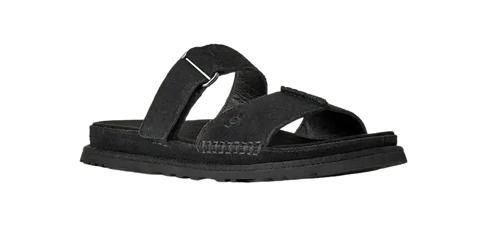 WOMEN'S UGG GOLDENGAZE SLIDE SANDAL | BLACK - Image 3