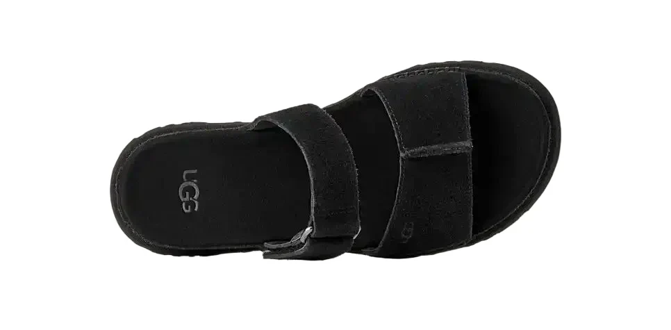 WOMEN'S UGG GOLDENGAZE SLIDE SANDAL | BLACK - Image 4