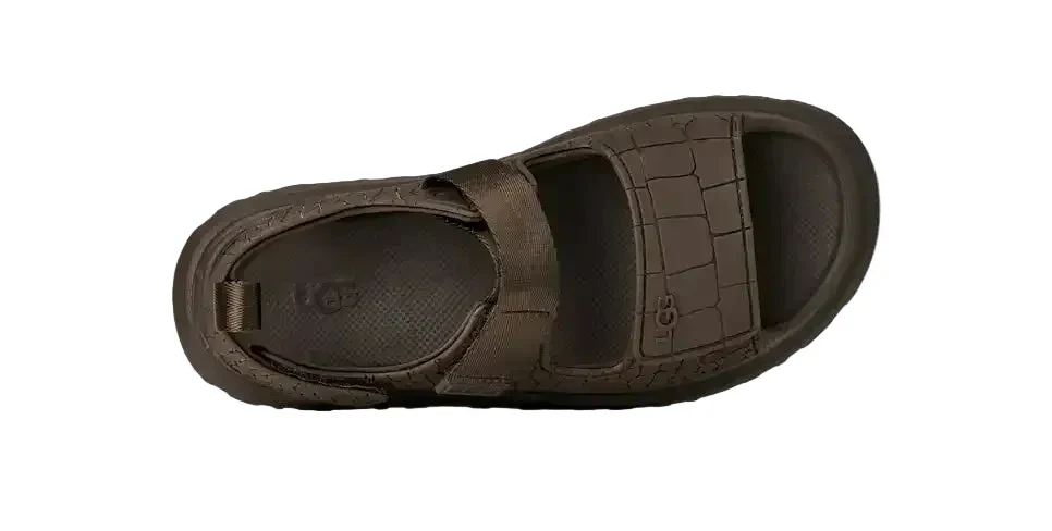 WOMEN'S UGG GOLDENGLOW EMBOSSED SANDAL | DENSE SMOKE - Image 4
