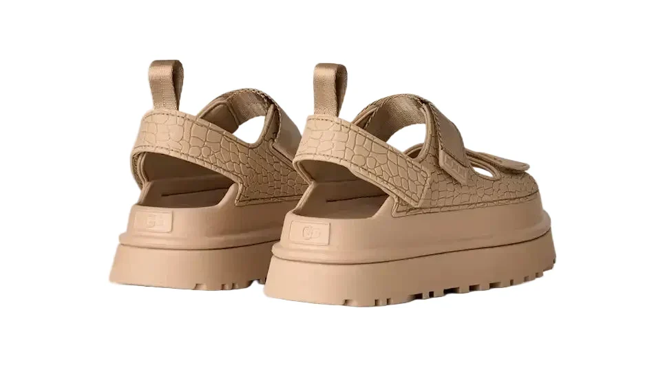 WOMEN'S UGG GOLDENGLOW EMBOSSED SANDAL | MUSTARD SEED - Image 4