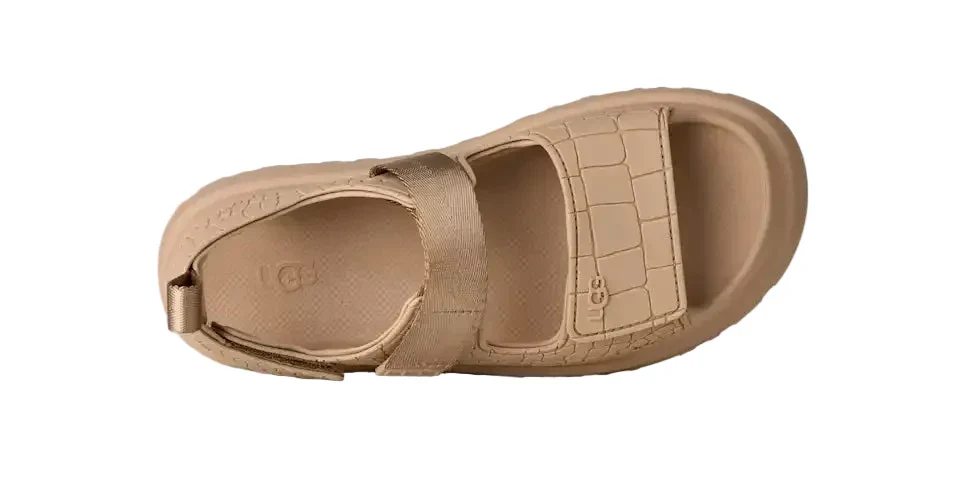 WOMEN'S UGG GOLDENGLOW EMBOSSED SANDAL | MUSTARD SEED - Image 5
