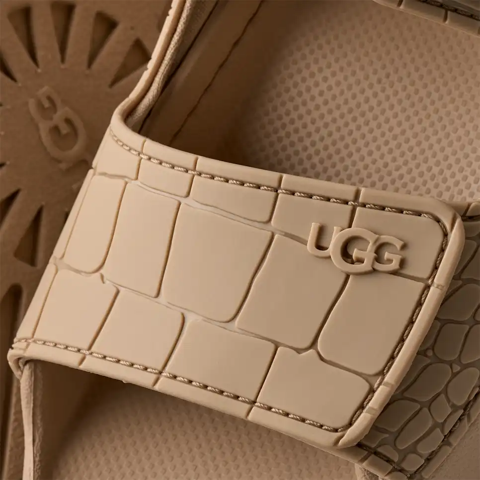 WOMEN'S UGG GOLDENGLOW EMBOSSED SANDAL | MUSTARD SEED - Image 7