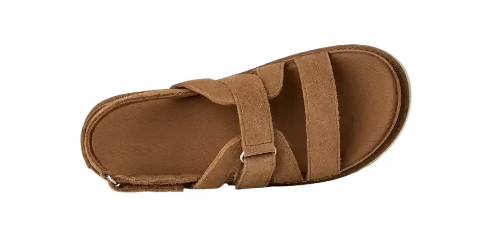 WOMEN'S UGG GOLDENSTAR GLEAM SANDAL | CHESTNUT - Image 4