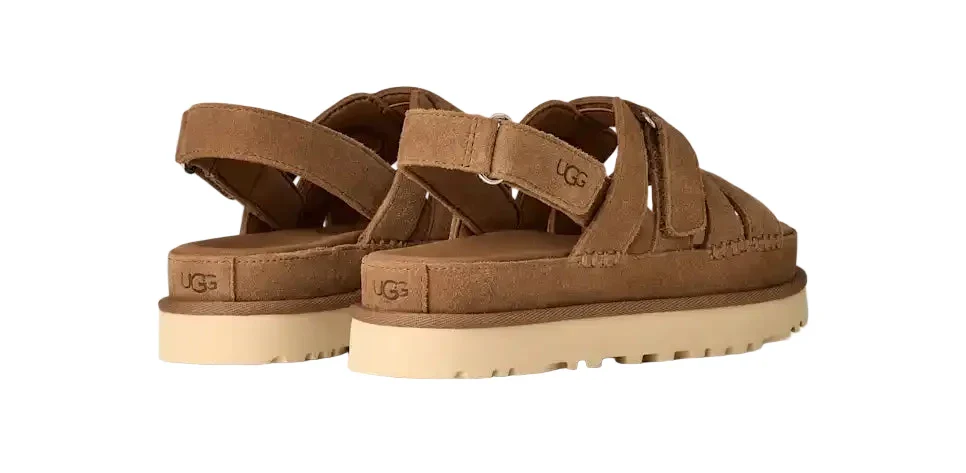 WOMEN'S UGG GOLDENSTAR GLEAM SANDAL | CHESTNUT - Image 6