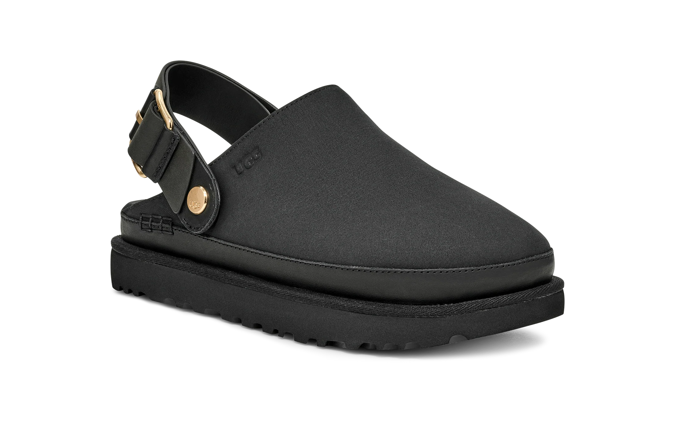 WOMEN'S UGG GOLDENSTAR VILLA CLOG | BLACK - Image 3
