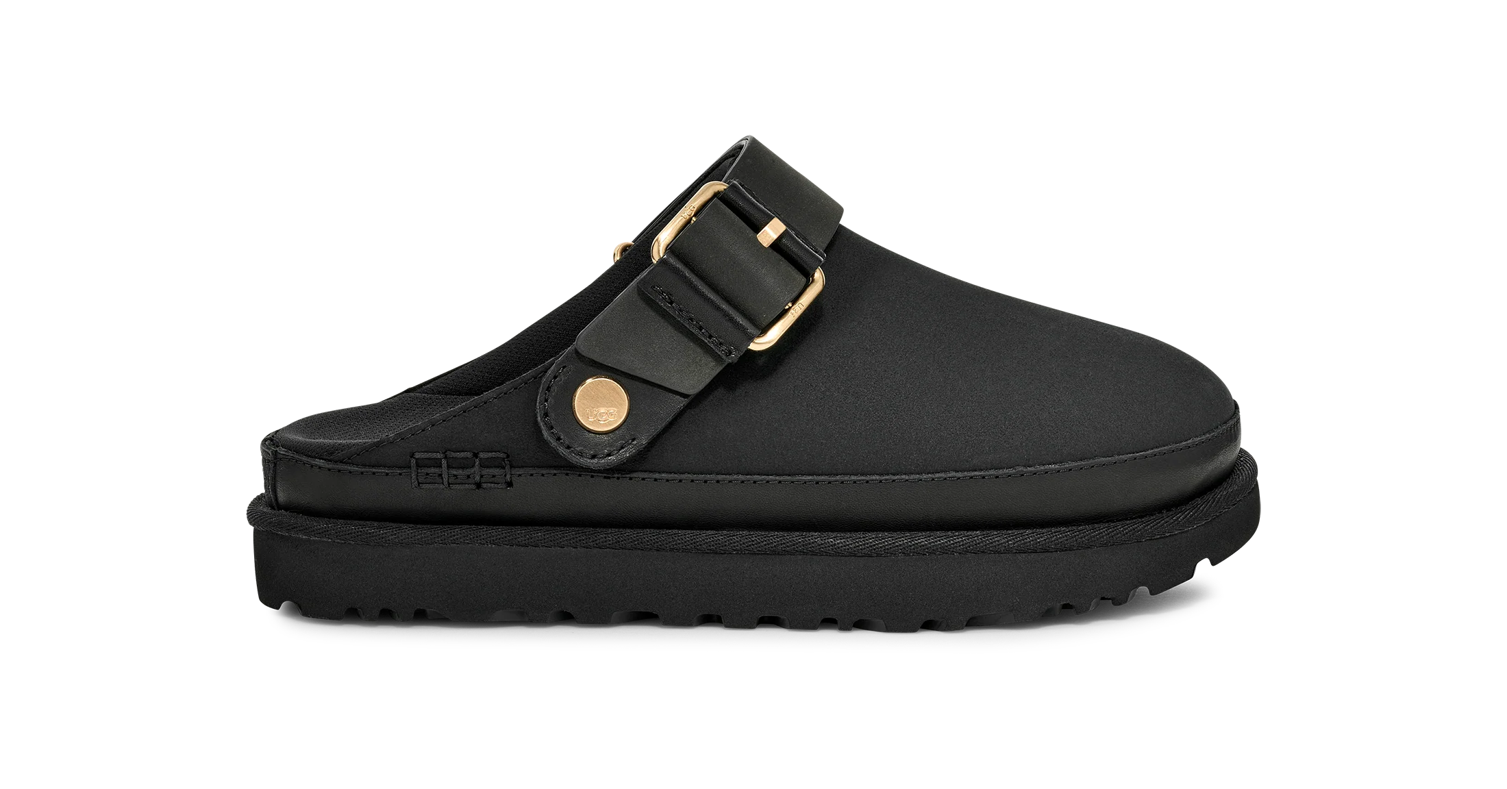 WOMEN'S UGG GOLDENSTAR VILLA CLOG | BLACK - Image 6