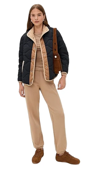 WOMEN'S UGG JAZLYN QUILTED JACKET | BLACK - Image 3