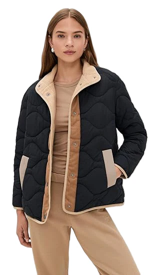 WOMEN'S UGG JAZLYN QUILTED JACKET | BLACK - Image 5