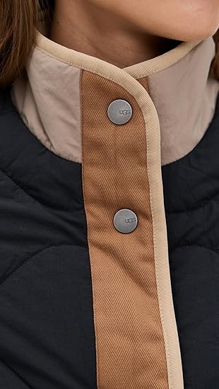 WOMEN'S UGG JAZLYN QUILTED JACKET | BLACK - Image 6