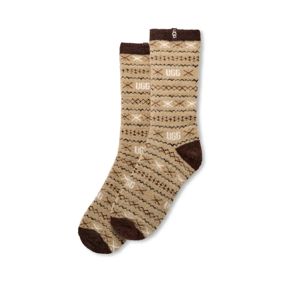 WOMEN'S UGG LESLIE GRAPHIC CREW SOCK | COLA MULTI UGGISLE - Image 2