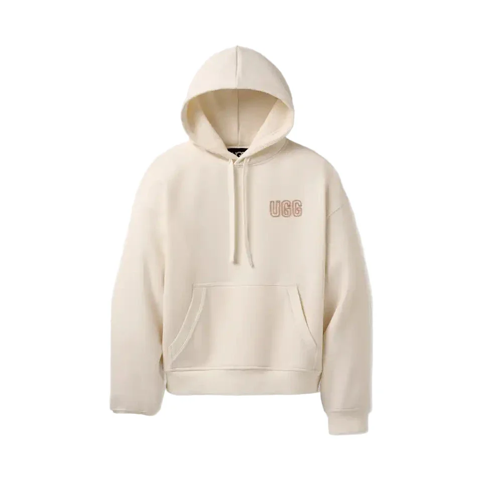 WOMEN'S UGG LOGO HOODIE | NIMBUS - Image 4