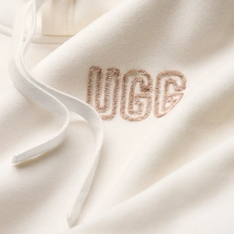 WOMEN'S UGG LOGO HOODIE | NIMBUS - Image 7