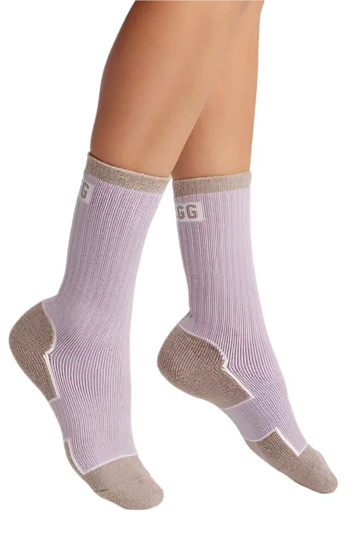 WOMEN'S UGG LUANN WINTER BOOT SOCK | PALE SMOKE / GREY - Image 2
