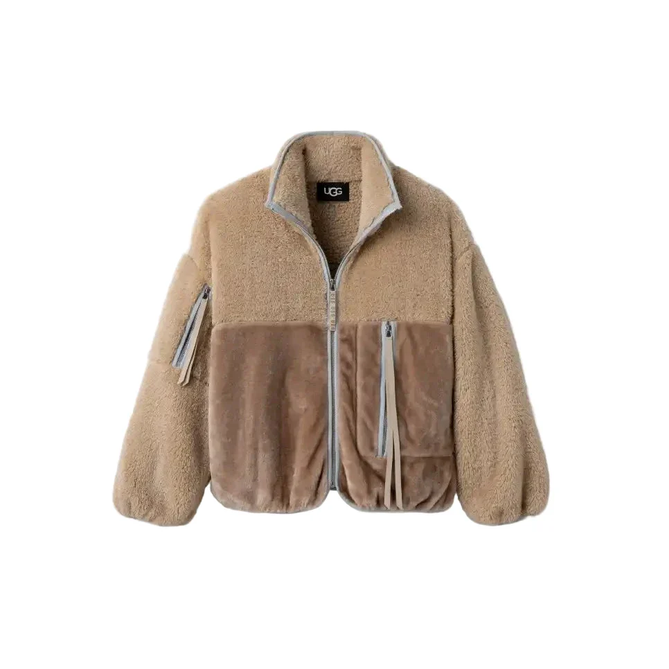WOMEN'S UGG MARLENE SHERPA JACKET II | SANDSTONE | ICE JAM