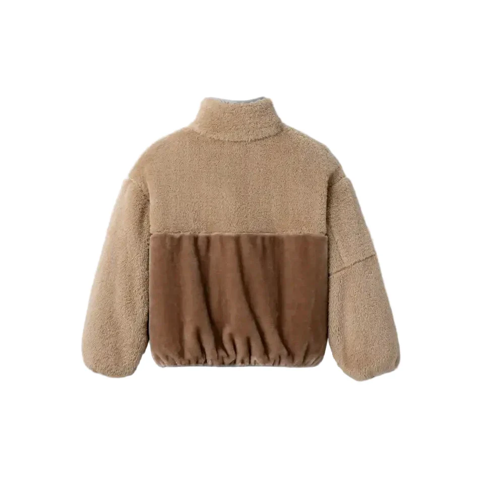 WOMEN'S UGG MARLENE SHERPA JACKET II | SANDSTONE | ICE JAM - Image 2