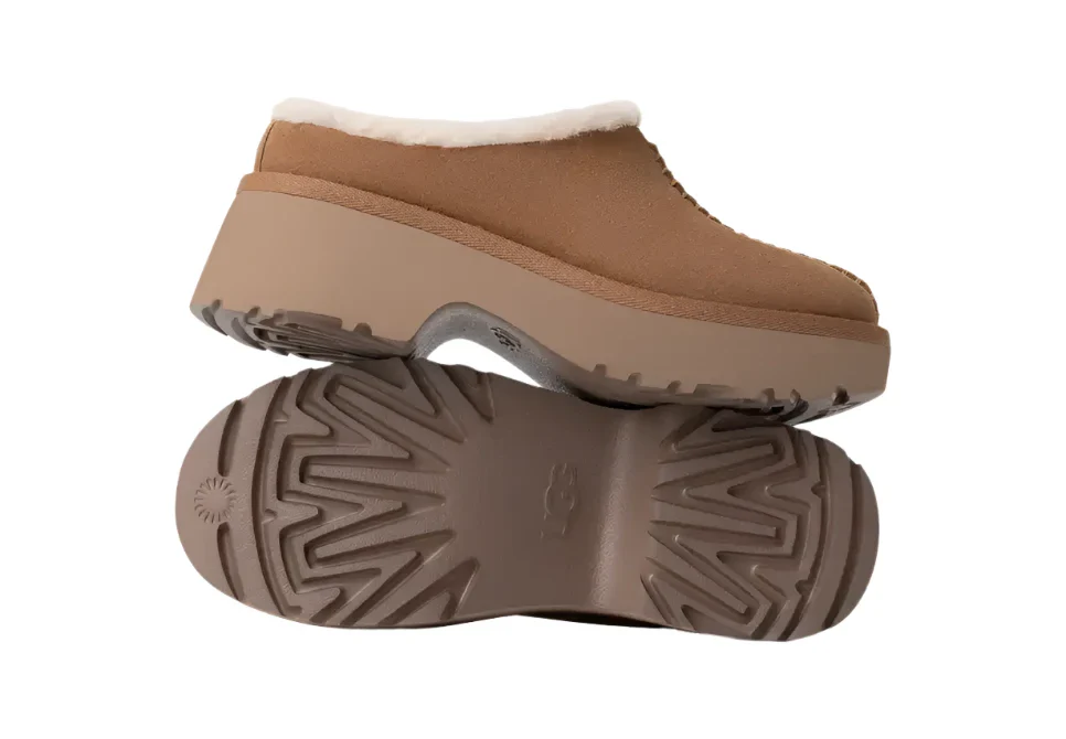 WOMEN'S UGG NEW HEIGHTS COZY CLOG | CHESTNUT - Image 7