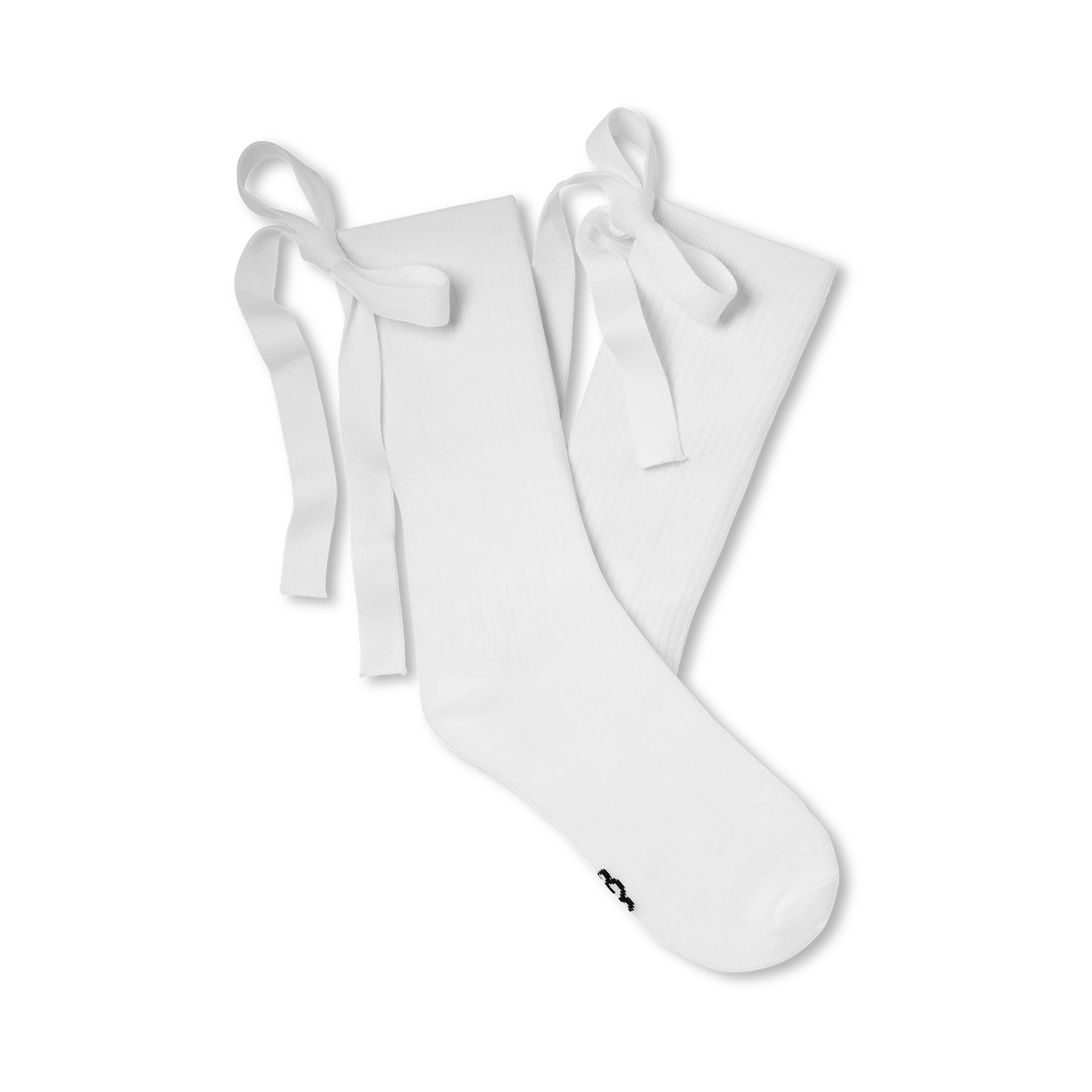 WOMEN'S UGG SERENELLA NOVELTY BOW SOCKS | WHITE - Image 2