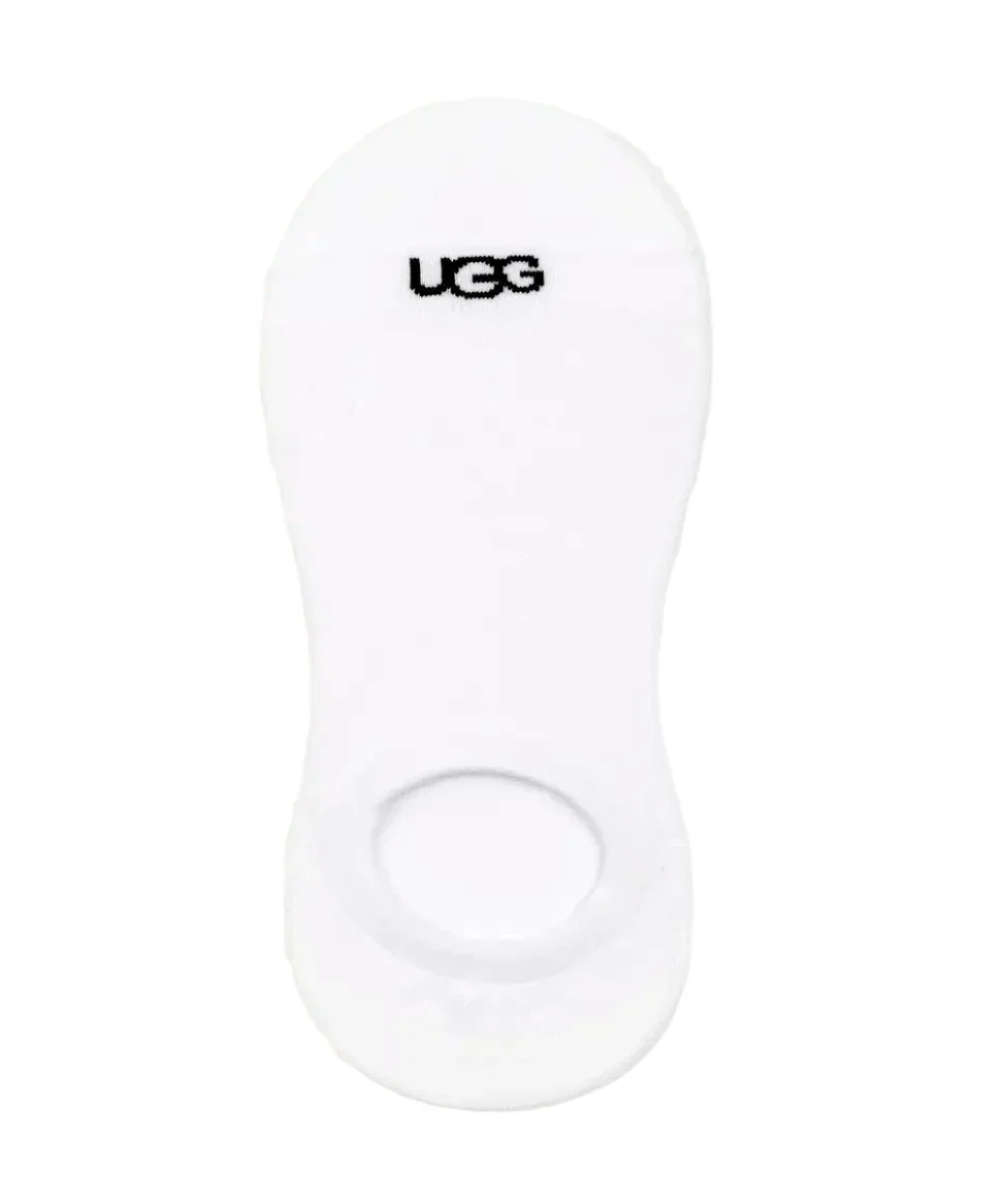 WOMEN'S UGG STELA NO SHOW SOCKS 3 PACK | WHITE - Image 2