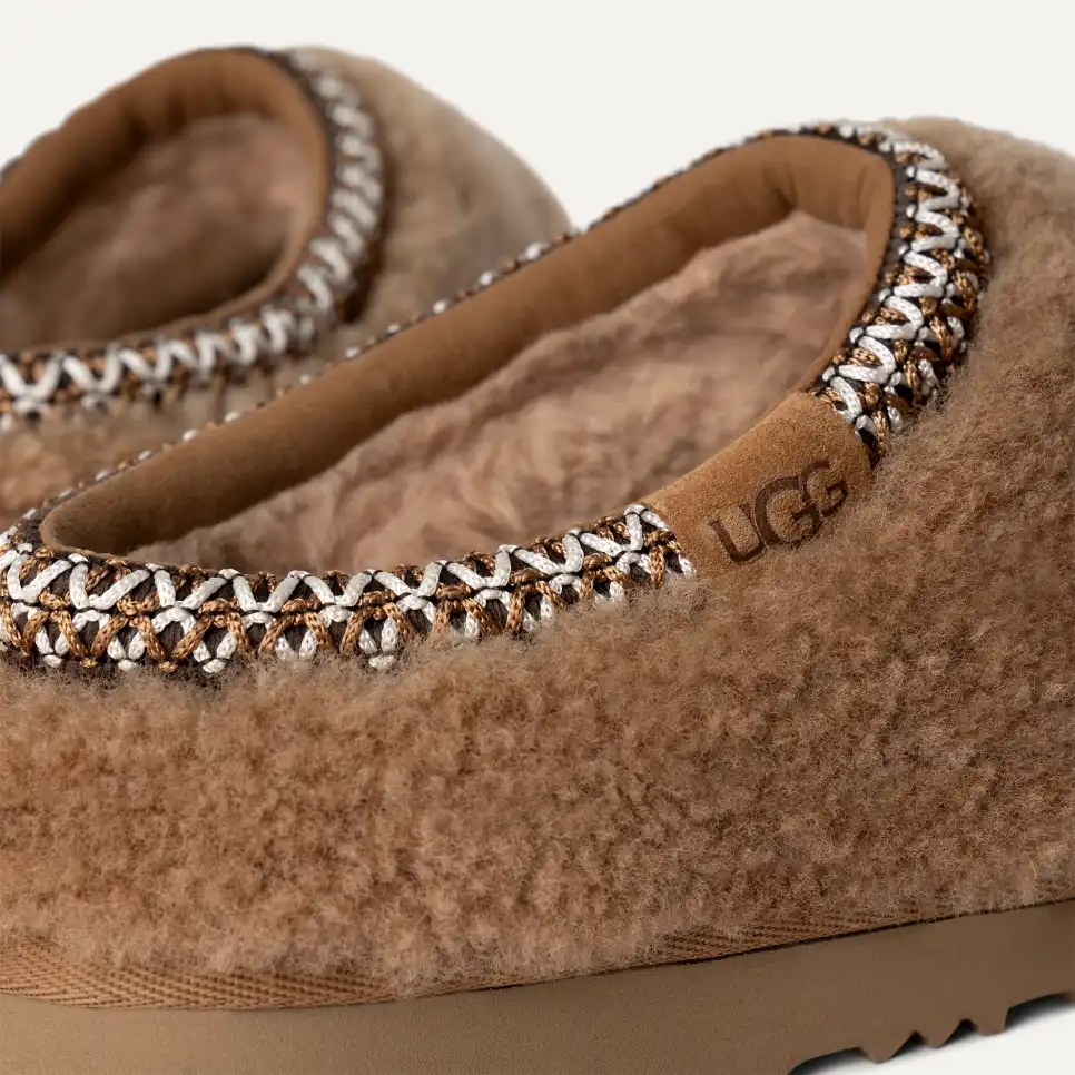 WOMEN'S UGG TASMAN MAXI CURLY | CHESTNUT - Image 4