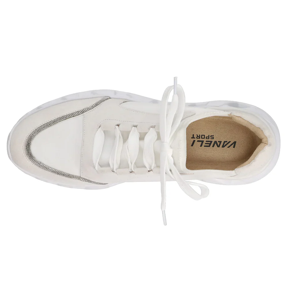 WOMEN'S VANELI ALYCE LACE UP SNEAKER | ICE NIVAL SUEDE - Image 4