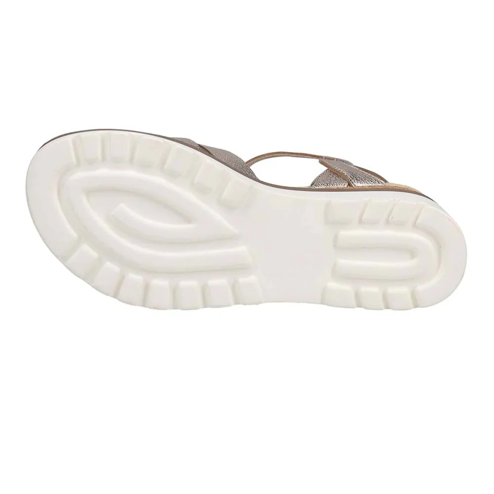 WOMEN'S VANELI CARLY WEDGE SANDAL | SHELL METALLIC - Image 5