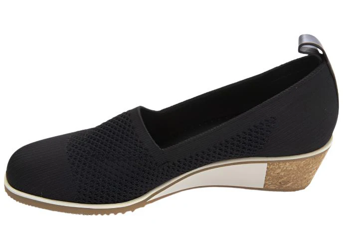 WOMEN'S VANELI GALEN WEDGE | BLACK KNIT STRETCH - Image 2