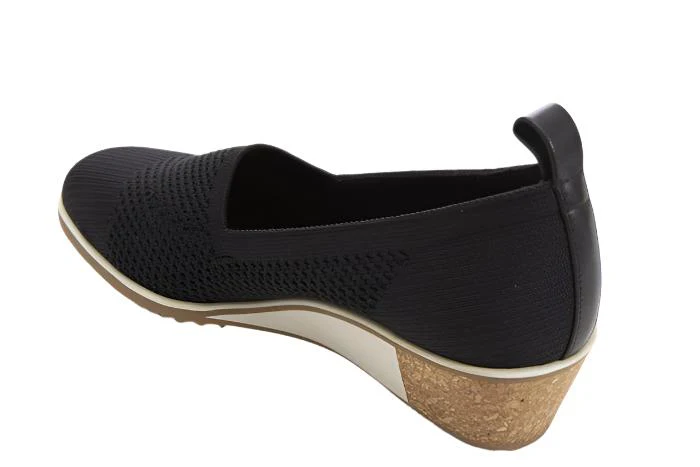 WOMEN'S VANELI GALEN WEDGE | BLACK KNIT STRETCH - Image 5