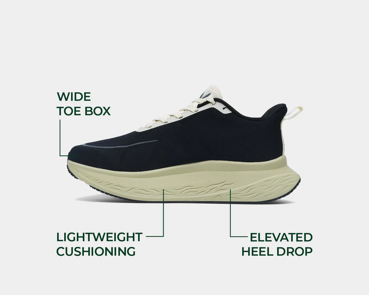 MEN'S VELOCI ASCENT | BLACK / CREAM - Image 3
