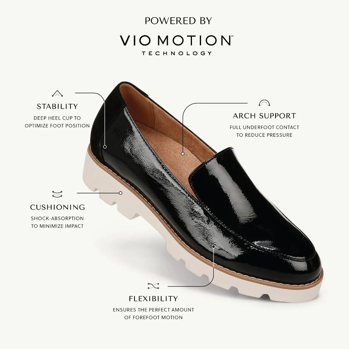 WOMEN'S VIONIC KENSLEY LOAFER | CRIMSON - Image 8