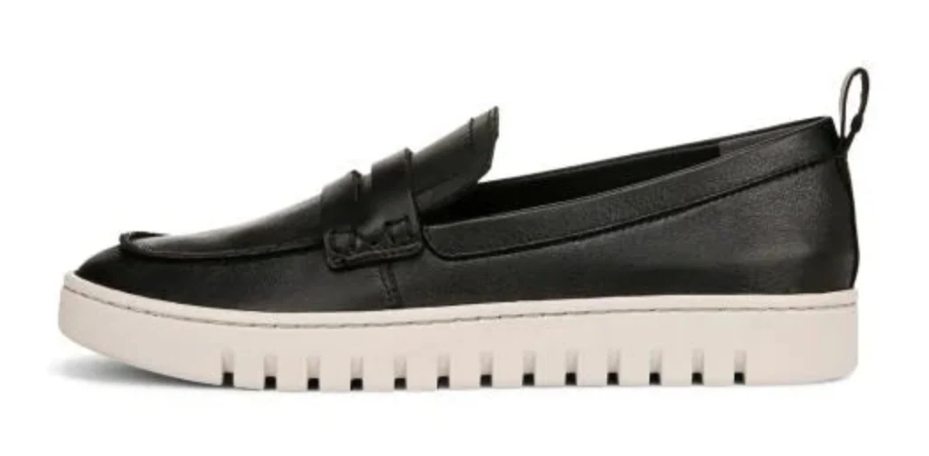 WOMEN'S VIONIC UPTOWN LEATHER LOAFER | BLACK LEATHER - Image 3