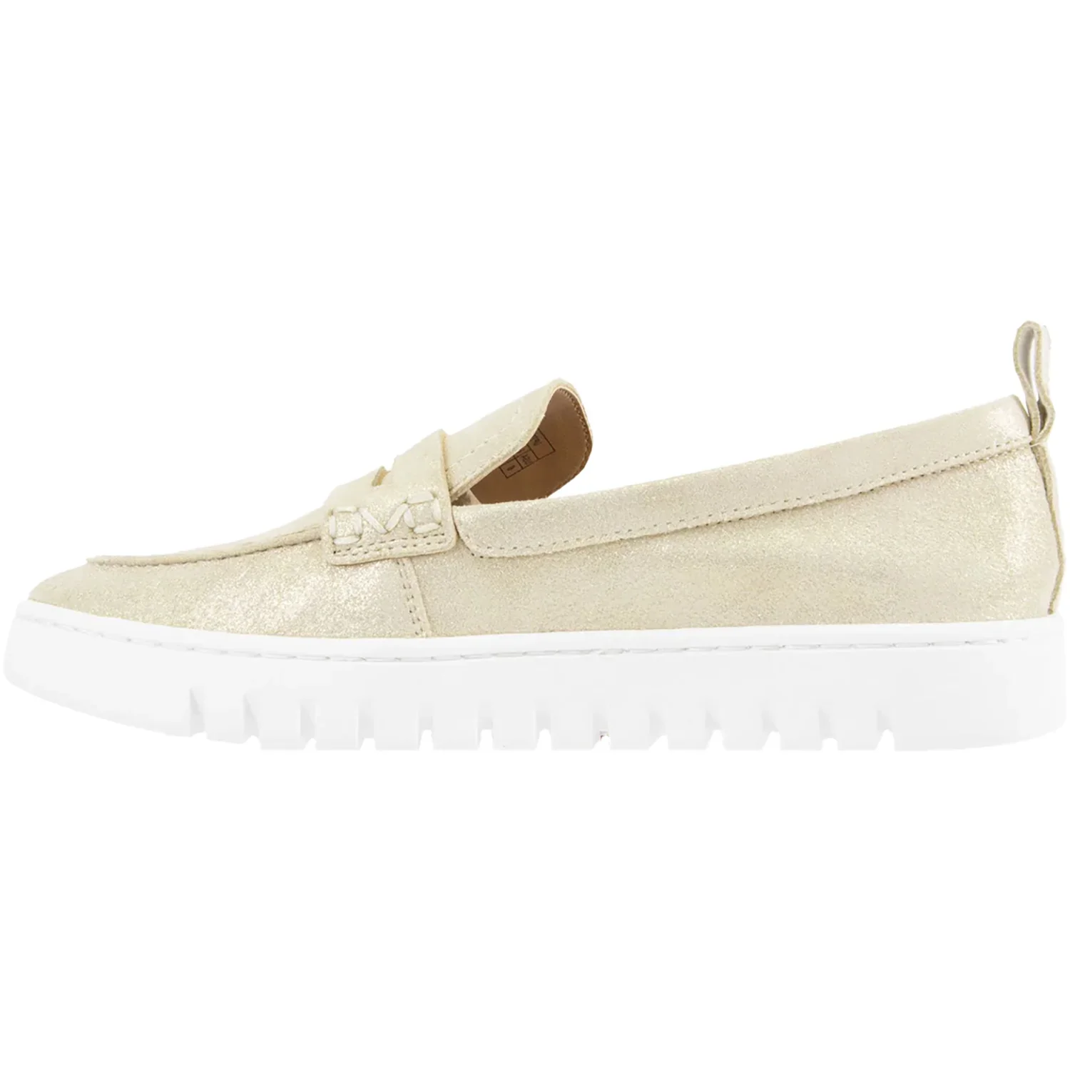 WOMEN'S VIONIC UPTOWN LEATHER LOAFER | GOLD LEATHER - Image 3