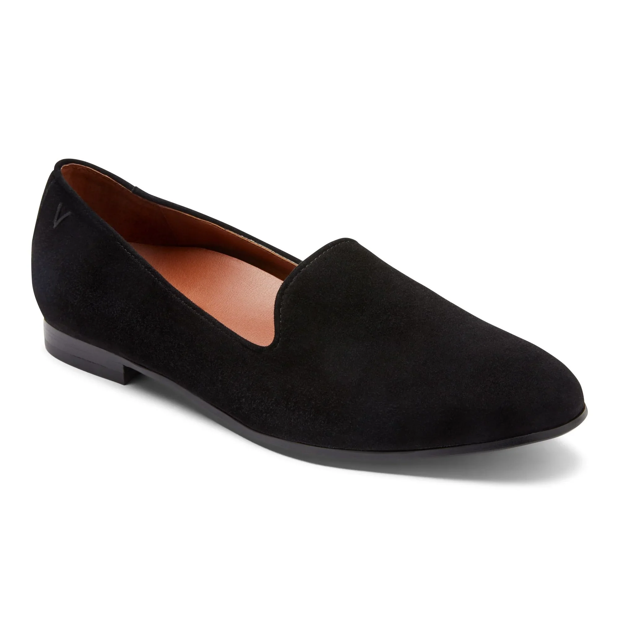 WOMEN'S VIONIC WILLA FLAT | BLACK SUEDE - Image 3