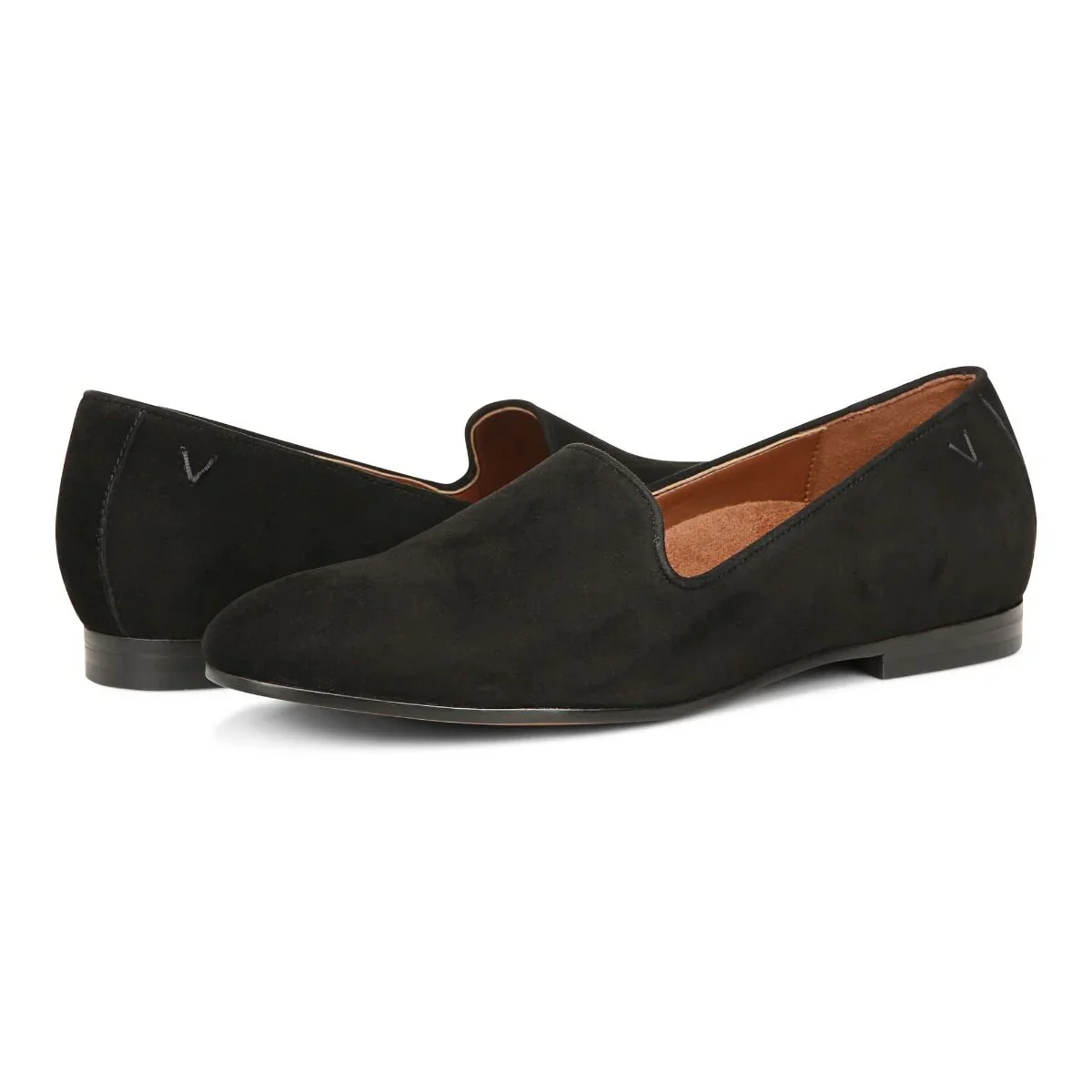 WOMEN'S VIONIC WILLA FLAT | BLACK SUEDE - Image 7